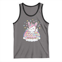 Funny Easter Unicorn Bunny Easter Eggs Tank Top