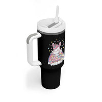 Funny Easter Unicorn Bunny Easter Eggs Tumbler With Handle