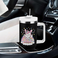 Funny Easter Unicorn Bunny Easter Eggs Tumbler With Handle