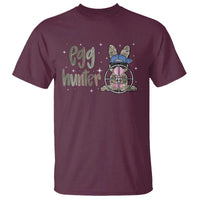 Funny Egg Hunter T Shirt Bunny Hunting Backward Cap Camouflage