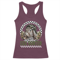 Funny Easter Day Egg Hunter Racerback Tank Top Bunny Hunting Camo Egg