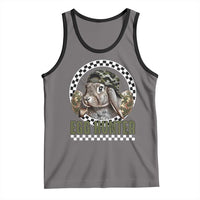 Funny Easter Day Egg Hunter Tank Top Bunny Hunting Camo Egg