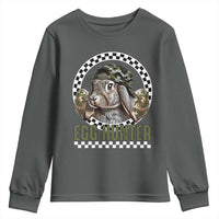 Funny Easter Day Egg Hunter Youth Sweatshirt Bunny Hunting Camo Egg