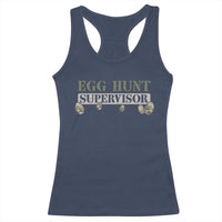 Funny Easter Egg Hunt Supervisor Racerback Tank Top Camouflage Camo Egg Hunting Easter Day