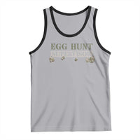 Funny Easter Egg Hunt Supervisor Tank Top Camouflage Camo Egg Hunting Easter Day
