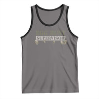 Funny Easter Egg Hunt Supervisor Tank Top Camouflage Camo Egg Hunting Easter Day