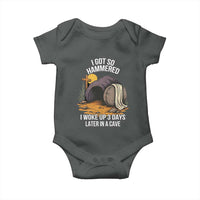 Christian Easter Day Religious Stone Baby Onesie I Got So Hammered I Woke Up 3 Days Later In A Cave