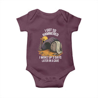 Christian Easter Day Religious Stone Baby Onesie I Got So Hammered I Woke Up 3 Days Later In A Cave