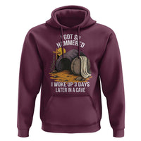 Christian Easter Day Religious Stone Hoodie I Got So Hammered I Woke Up 3 Days Later In A Cave