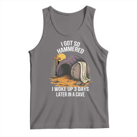 Christian Easter Day Religious Stone Tank Top I Got So Hammered I Woke Up 3 Days Later In A Cave
