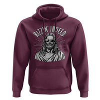 Funny Religious Christian Jesus Meme Hoodie Rizzin Indeed