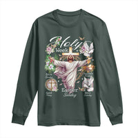 Religious Christian Easter Holy Week Christ Jesus Long Sleeve Shirt