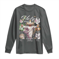 Religious Christian Easter Holy Week Christ Jesus Long Sleeve Shirt