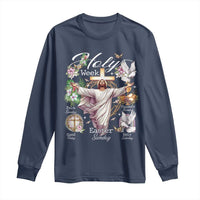 Religious Christian Easter Holy Week Christ Jesus Long Sleeve Shirt