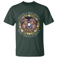 Ostara Blessings Happy Vernal Equinox T Shirt Ostara Pagan Eostre Easter Day Wolpertinger