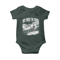 But Now I'm Found Baby Onesie Christian Faith Sheep