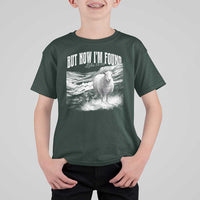 But Now I'm Found T Shirt For Kid Christian Faith Sheep