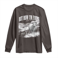 But Now I'm Found Long Sleeve Shirt Christian Faith Sheep
