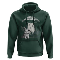 Funny Easter Day UFO Bunny Alien Eggs Hoodie