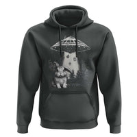 Funny Easter Day UFO Bunny Alien Eggs Hoodie
