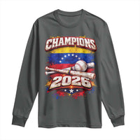 Venezuela Champions 2026 Baseball Lover Venezuelan Flag Long Sleeve Shirt