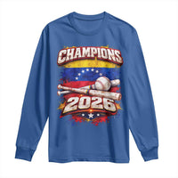 Venezuela Champions 2026 Baseball Lover Venezuelan Flag Long Sleeve Shirt