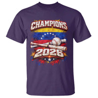 Venezuela Champions 2026 Baseball Lover Venezuelan Flag T Shirt