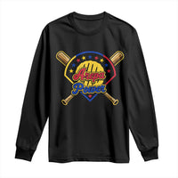 Arepa Power Venezuela Baseball Lover Long Sleeve Shirt Venezuelan Pride