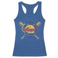 Arepa Power Venezuela Baseball Lover Racerback Tank Top Venezuelan Pride