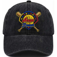 Arepa Power Venezuela Baseball Lover Washed Cotton Baseball Cap Venezuelan Pride