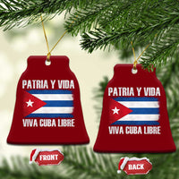 Patria y Vida Cuba Libre Ceramic Ornament Freedom Patriotic Cuban Flag