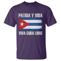 Patria y Vida Cuba Libre T Shirt Freedom Patriotic Cuban Flag