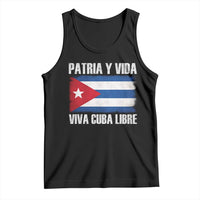 Patria y Vida Cuba Libre Tank Top Freedom Patriotic Cuban Flag