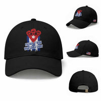 Patria y Vida Cuba Libre Baseball Cap Cuba Flag Fist Freedom Movement