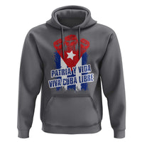 Patria y Vida Cuba Libre Hoodie Cuba Flag Fist Freedom Movement