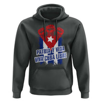 Patria y Vida Cuba Libre Hoodie Cuba Flag Fist Freedom Movement
