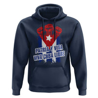 Patria y Vida Cuba Libre Hoodie Cuba Flag Fist Freedom Movement