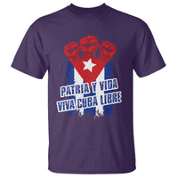 Patria y Vida Cuba Libre T Shirt Cuba Flag Fist Freedom Movement