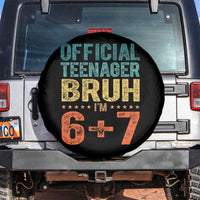 13th Birthday 67 Meme Spare Tire Cover Official Teenager Bruh I Am Six Seven Retro 13 Years Old
