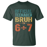 13th Birthday 67 Meme T Shirt Official Teenager Bruh I Am Six Seven Retro 13 Years Old