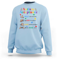 Autism Awareness Acceptance Hand Sign Language SPED Teacher Sweatshirt