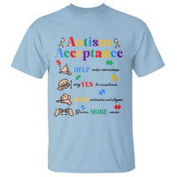 Autism Awareness Acceptance Hand Sign Language SPED Teacher T Shirt