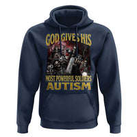 God Gives His Most Powerful Soldiers Autism Hoodie Funny Hard Skeleton Meme