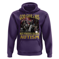 God Gives His Most Powerful Soldiers Autism Hoodie Funny Hard Skeleton Meme