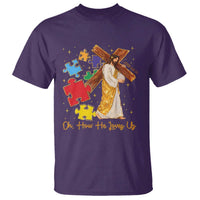 Autism Awareness Jesus T Shirt Oh How He Loves Us Christian Bible Verse