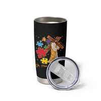 Autism Awareness Jesus Tumbler Cup Oh How He Loves Us Christian Bible Verse