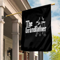 The Grandfather Garden Flag Funny Grandpa Italian Mafia Style Father's Day