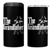 The Grandfather 4 in 1 Can Cooler Tumbler Funny Grandpa Italian Mafia Style Father's Day