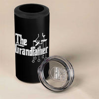 The Grandfather 4 in 1 Can Cooler Tumbler Funny Grandpa Italian Mafia Style Father's Day