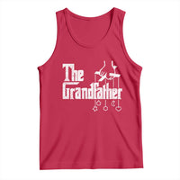 The Grandfather Tank Top Funny Grandpa Italian Mafia Style Father's Day